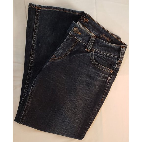 Silver Jean ~ Suki Capri ~ Size 33 - Picture 7 of 13